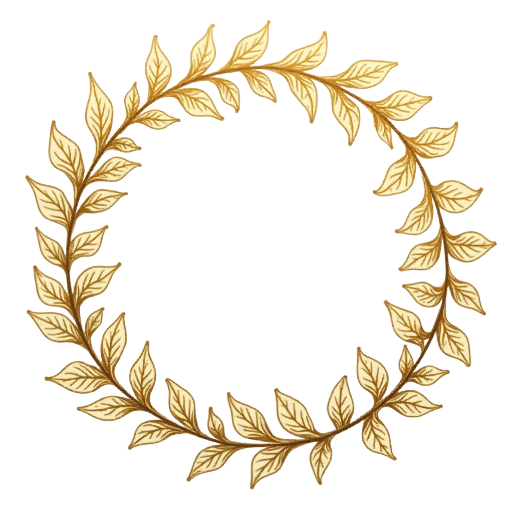 Golden Laurel Wreath